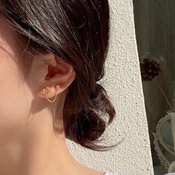 Lot: Butterfly earrings - Picture 5 of 11